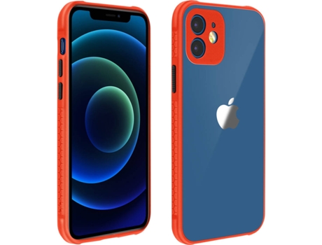 Funda iPhone 12, 12 Pro AVIZAR Antideslizantes Rojo