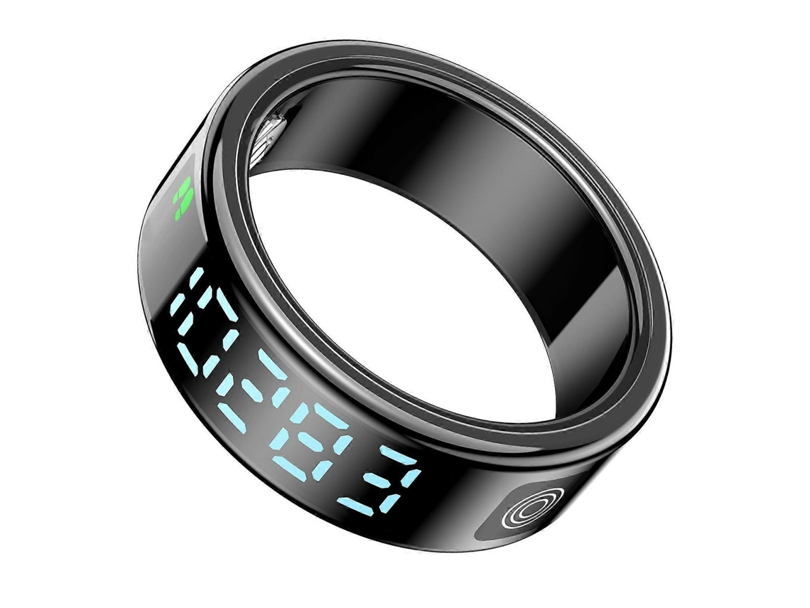 Anillo inteligente SR08 con pantalla digital, monitor de sueño, oxígeno en sangre y frecuencia cardíaca Nostalgia88 (magnético)