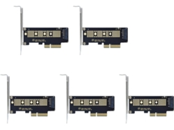 Adaptador Ssd M.2 Nvme 5x Ngff A Pcie 3.0 X4 Compatible Con Tarjeta M.2