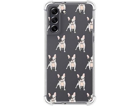 Carcasa Samsung Galaxy S21 FE 5G TUMUNDOSMARTPHONE Dibujos Antigolpes Perros 12 Multicolor