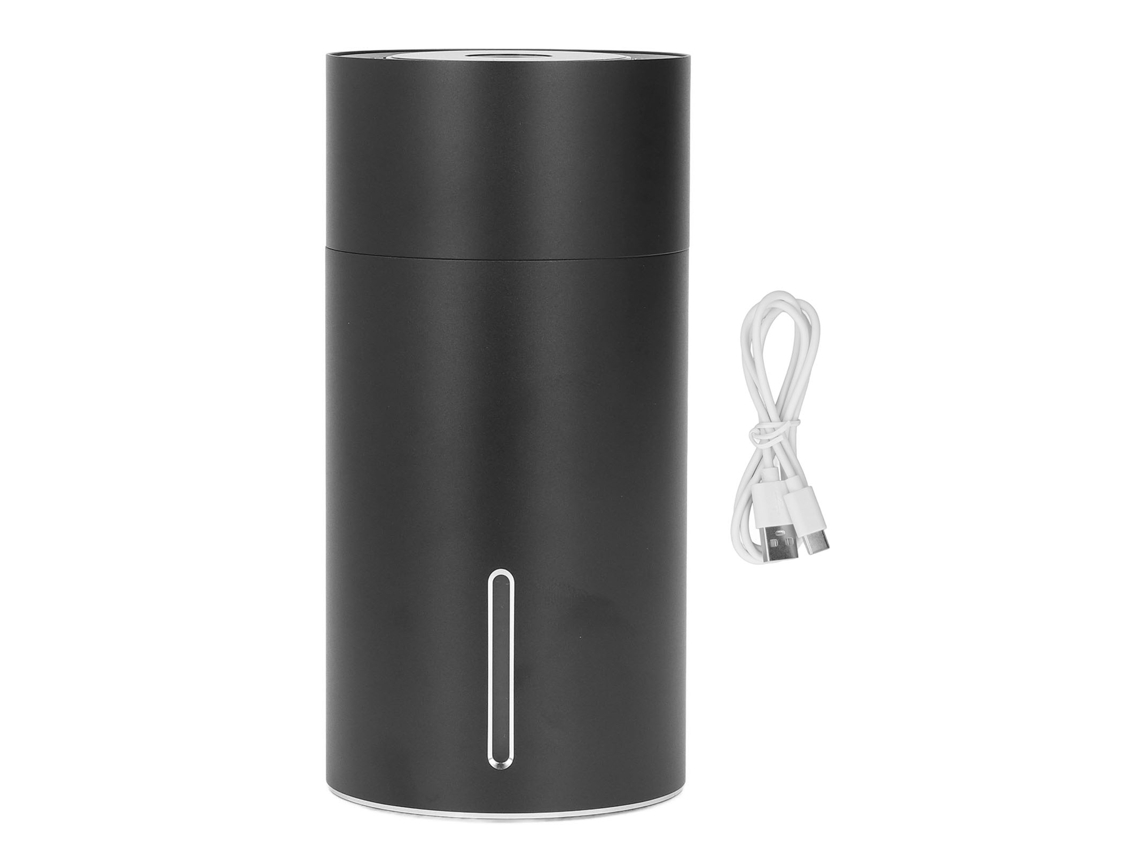 Humidificador Portátil Usb Mini Para Coche, 260 Ml, Difusor De Fragancias, 3 Velocidades, Silencioso, Negro.