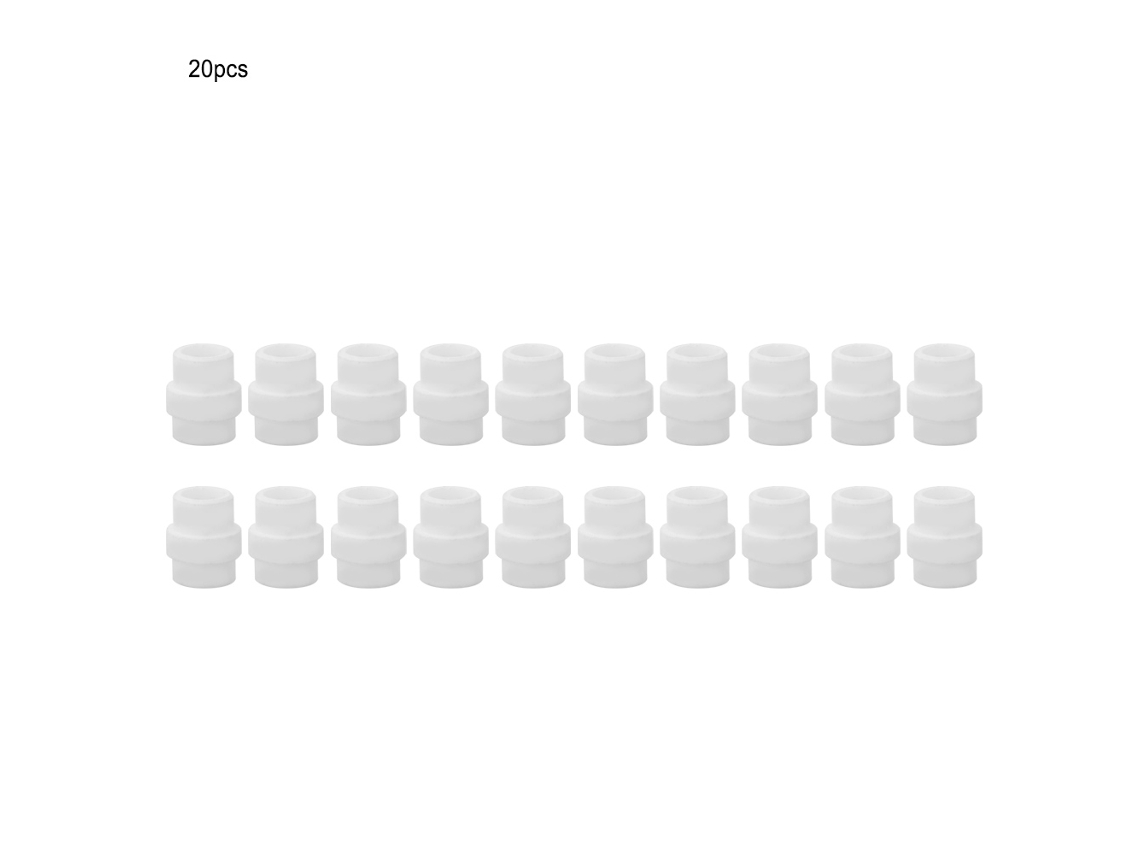 20pcs Difusor De Gás Para Tocha De Solda Mig Mag Binzel Mb 24kd Consumíveis Cerâmica