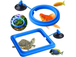 Juego De 2 Comederos Para Acuario, Accesorios Redondos Para Acuario, Diseño Ergonómico Apto Para Uso Diario.