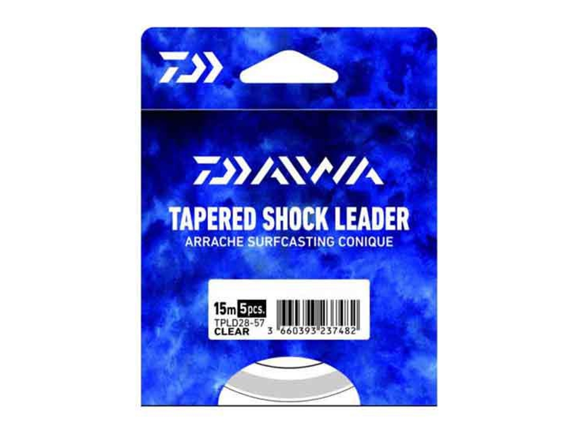 Línea DAIWA Fio tapered shock leader arrache surfcasting conique