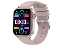 Reloj inteligente ET570 de 1,96 pulgadas con llamadas Bluetooth, monitor de frecuencia cardíaca y correa de silicona Ly Ebike