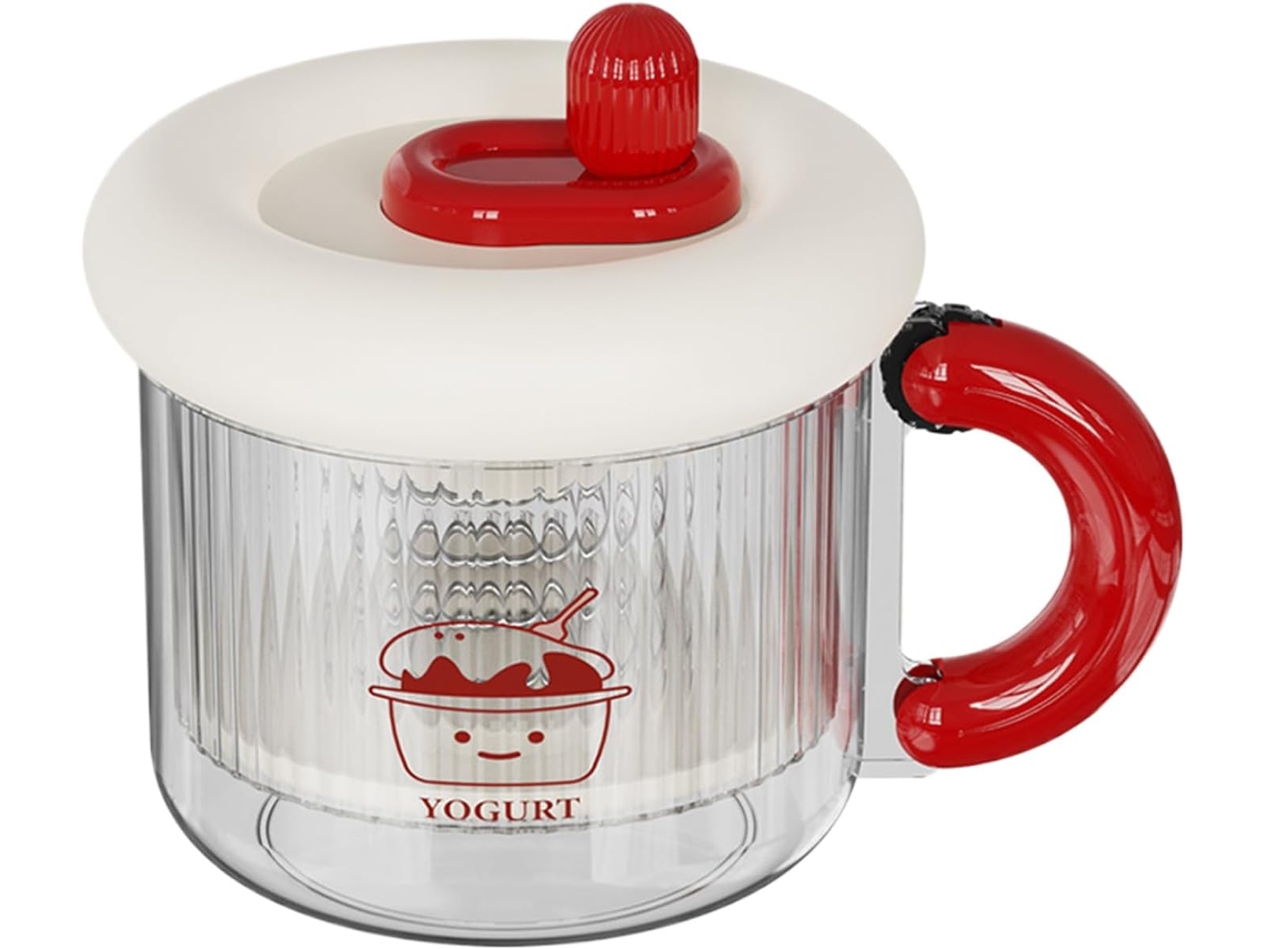 Colador De Yogur | Colador De Leche Cuajada Con Tapa, Para Hacer Queso, Filtro De Malla Fina Reutilizable