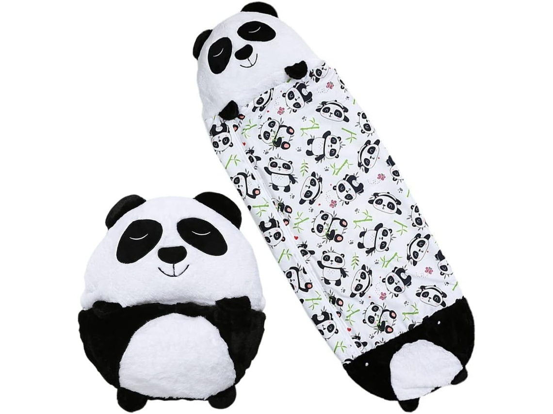 Sacos De Dormir Para Niños, Saco De Dormir Panda De Dibujos Animados 135*50Cm CHRUI