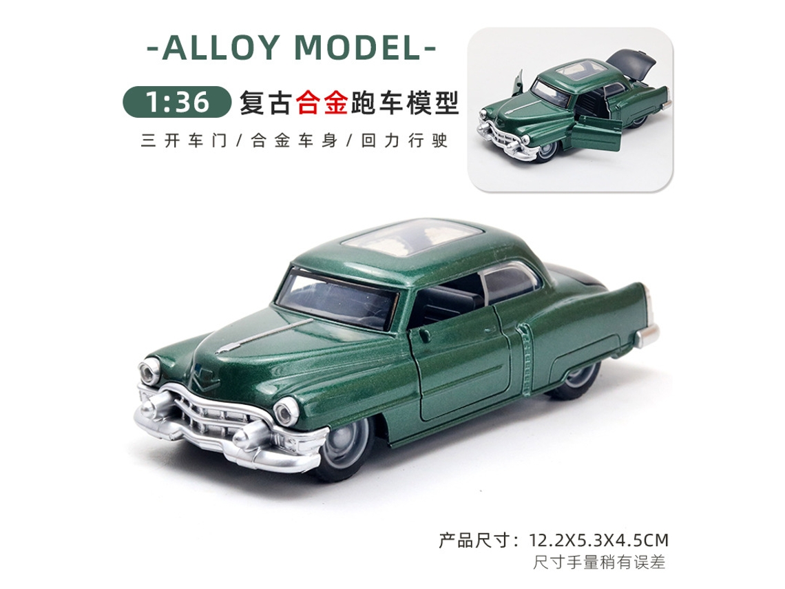 Coche miniatura a escala 1/36, fabricado en metal fundido a presión, un regalo ideal para niños. MDUG