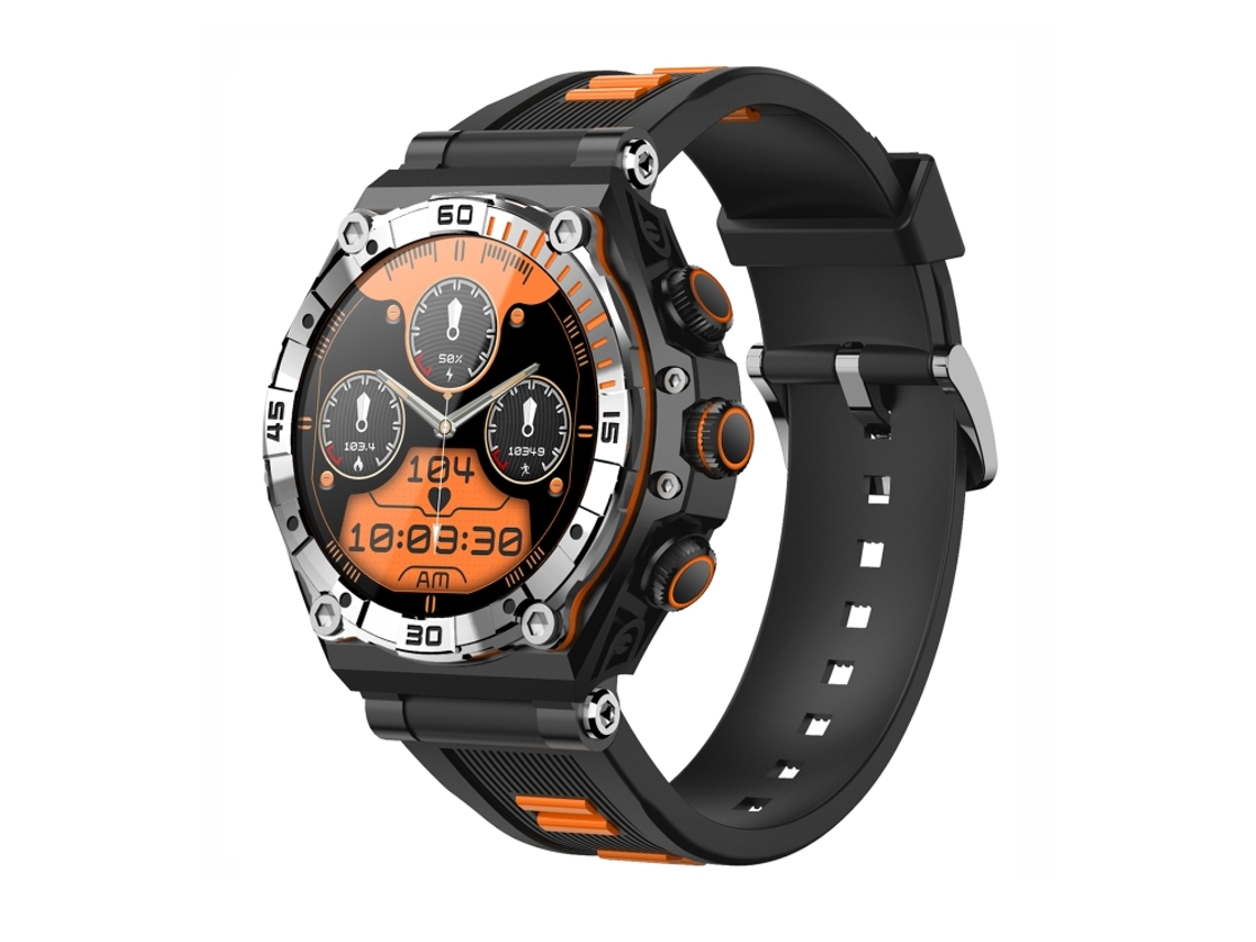 Este Reloj Inteligente Con Pantalla Amoled De 1,43 Pulgadas Admite Llamadas Por Bluetooth Y Monitoreo De Oxígeno En Sangre (naranja).