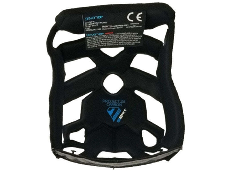 Interior de casco de moto de carbono/fibra 7IDP Project 23 XS