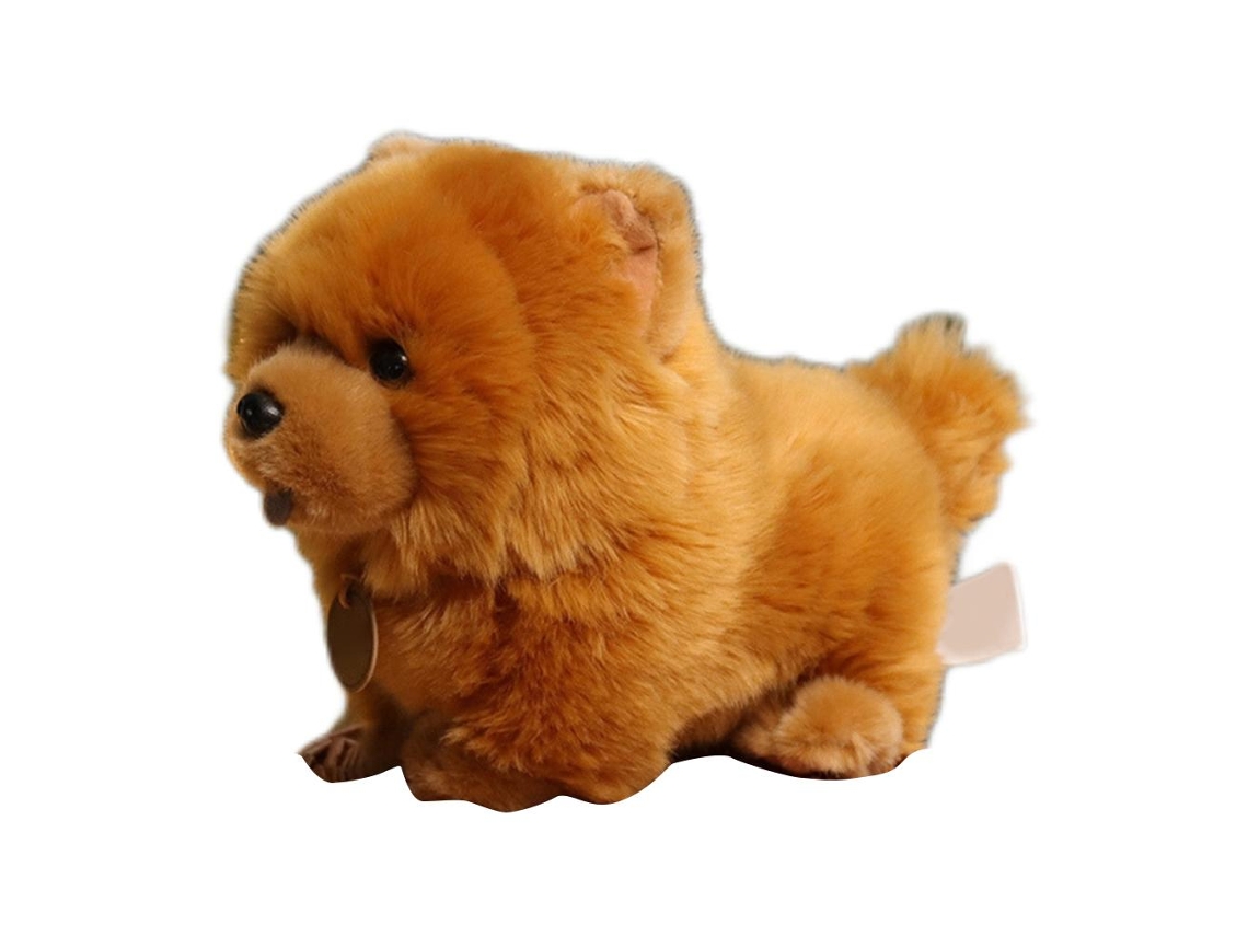 Lindo Peluche De Perro Chow Chow De 25 Cm, Suave, Decorativo, Regalo, Animales De Peluche