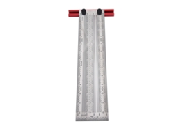 Escuadra En T De Acero Inoxidable 304 De 12 Pulgadas Para Carpintería Con Orificios De Marcado.