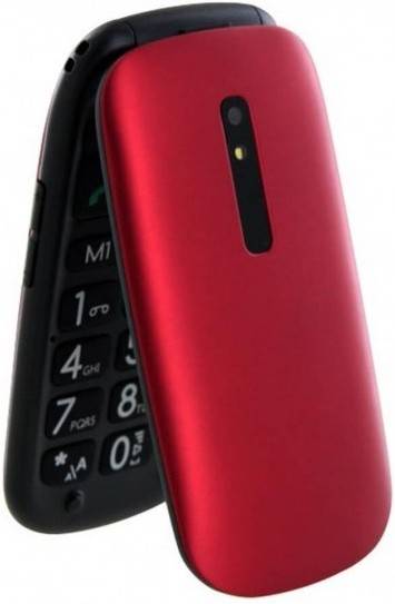 Teléfono móvil TELEFUNKEN TM210 IZY (2.4'' - Dual SIM - Rojo)
