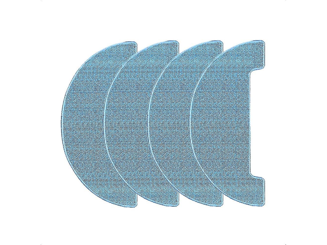 4 paños de repuesto para mopa compatibles con Coredy R500, R550 (r500)