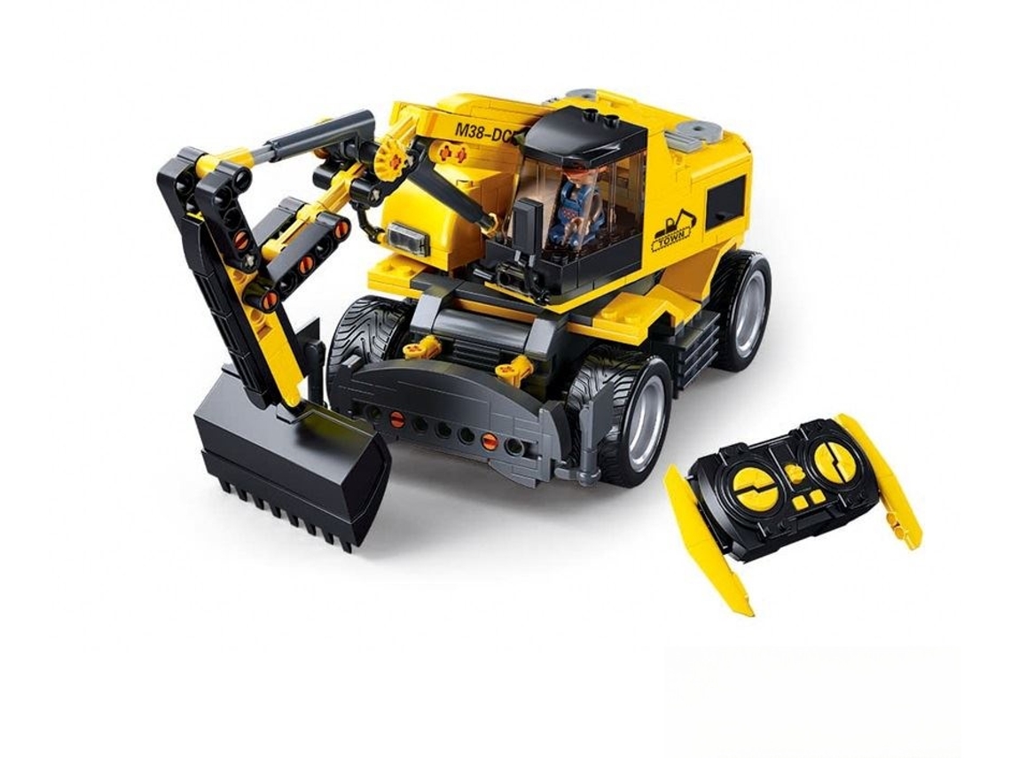Sluban Escavadeira De Rodas E7 Com Controle Remoto M38-b1155