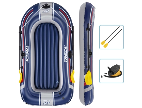 Bote inflable Hydro-Force con remos y bomba azul BESTWAY
