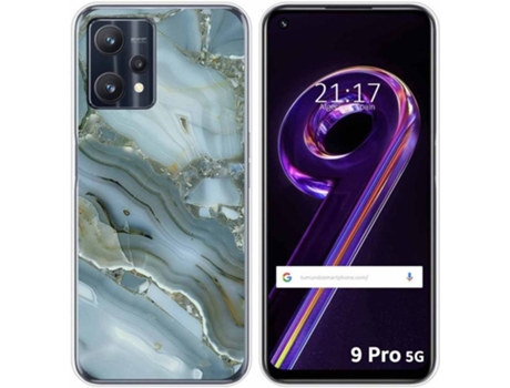 Carcasa para Realme 9 Pro 5G TUMUNDOSMARTPHONE Dibujos Mármol 09 Multicolor