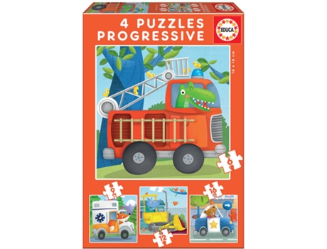 Puzzle EDUCA Progresivo Rescate (Edad Mínima: 3 Años - 0 Piezas)