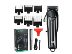 (negro) Cortadora De Cabello Usb Con Pantalla Digital De Microajuste De Cuatro Niveles