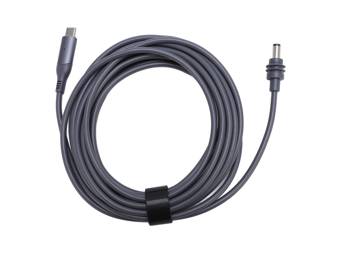 Cabo De Energia Usb C Para Dc Com Indicador Led Vermelho/azul Para Satélite 3m/9.8ft