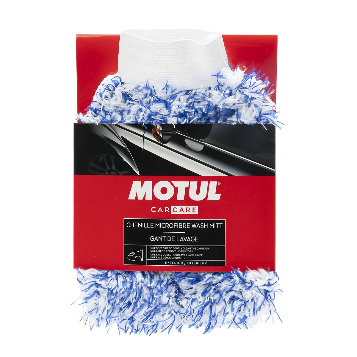 Guante de Limpieza para Coche MOTUL para Exterior (Microfibra y Algodón)