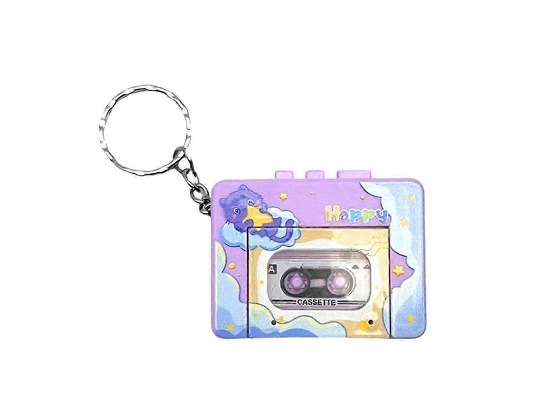 Mini Reproductor De Casetes Retro Con Llavero: Diseño Compacto Y De Alta Calidad Para Decoración Y Uso Diario.