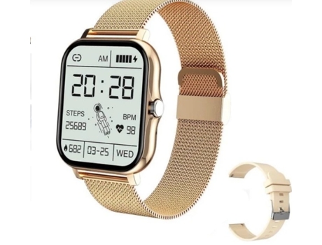 Smartwach Lige Fitpro P8Plus Oro + Correa Extra