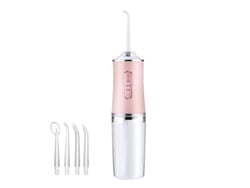 Hidratante Dental Waterpik Profesional Portátil 4 En 1, Color Rosa.