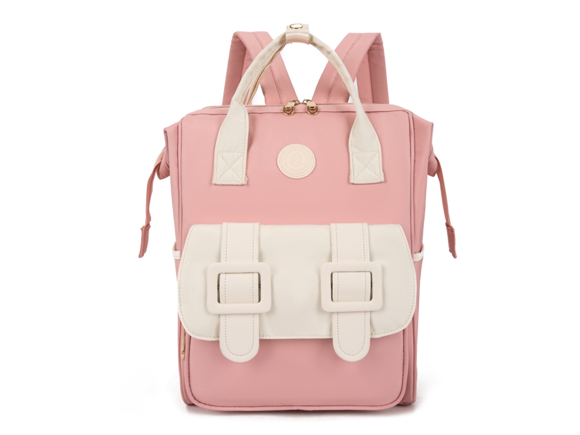 Mochila portapañales con aislamiento térmico, sistema antirrobo y compartimentos separados para ropa húmeda y seca (rosa) Eifson