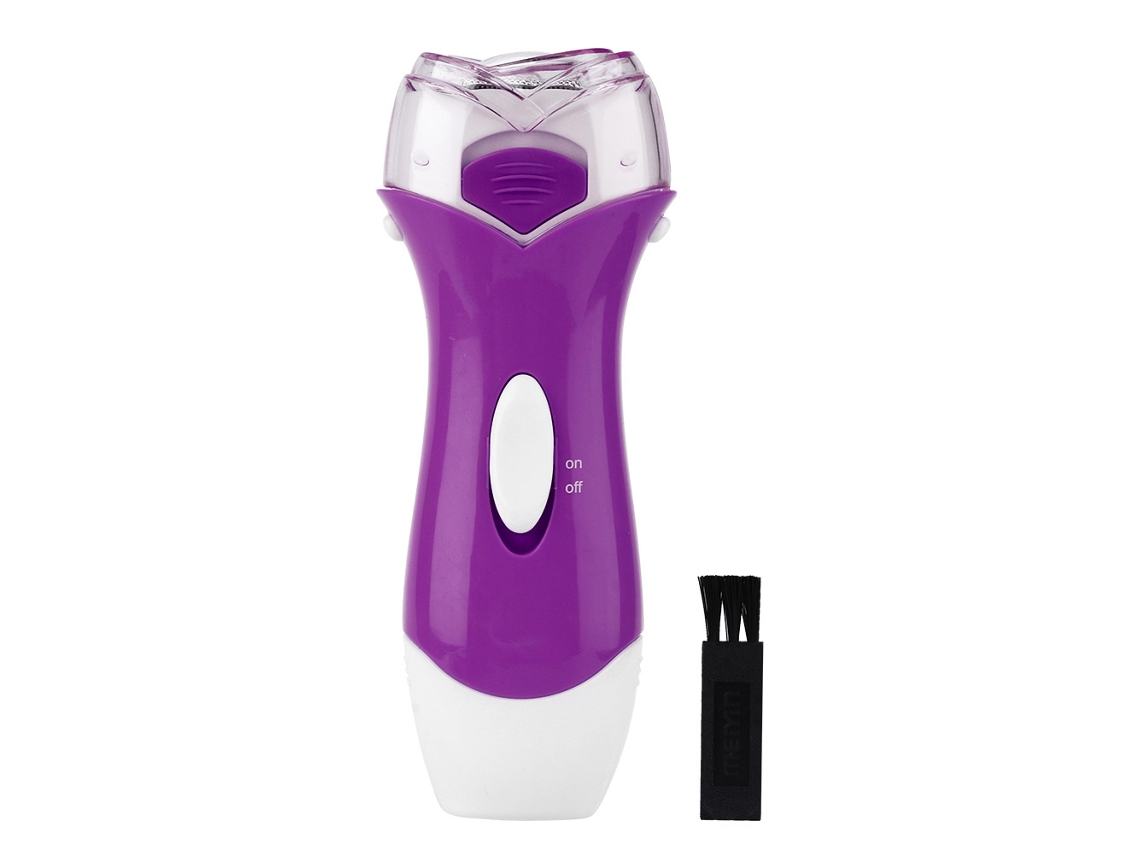 Máquina Eléctrica Depiladora Para Mujer Piel Sensible Partes Privadas Axilas Piernas Brazos Espalda Morado