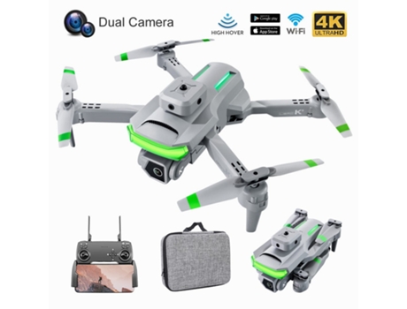 Mini dron XT5 con evitación de obstáculos de 360 (4K - Duración de la batería: 10 min - Gris)