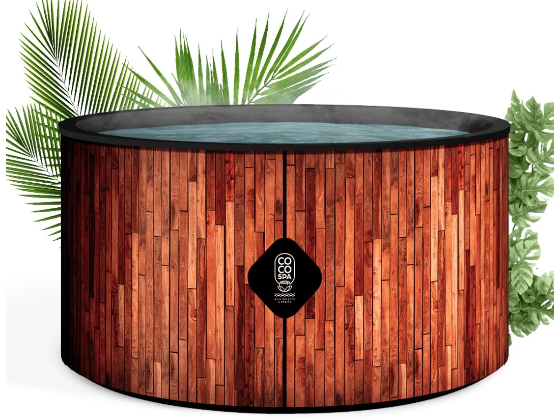Spa Hinchable Exótico, 150 cm de diámetro, 800 litros, motor de 2240 W, capacidad de 2 a 4 personas, con 140 jets de masaje.