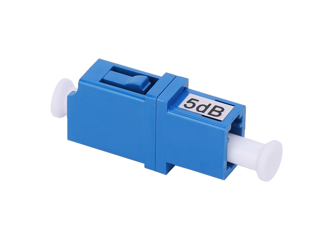 2026as-conector De Fibra Óptica Lc/upc-5db Acoplador Modo Simplex Adaptador De Brida Atenuador Industrial