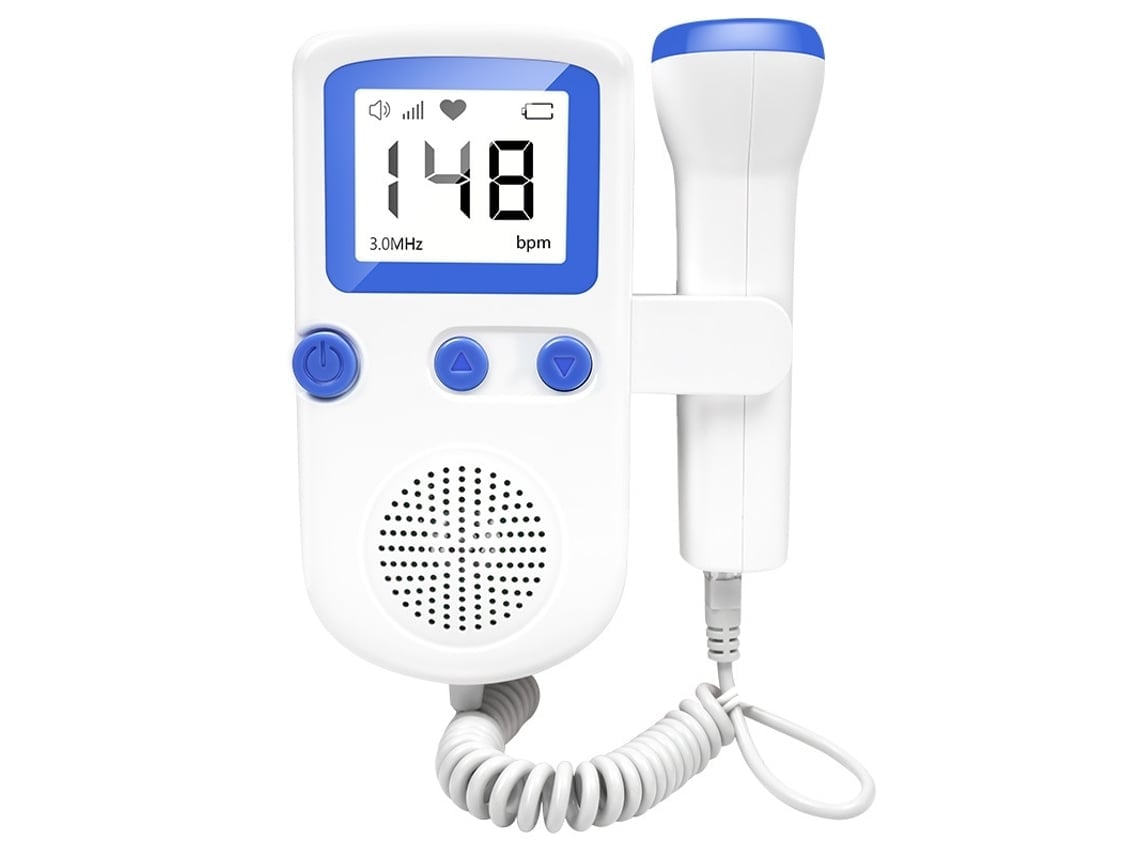 Monitor De Frecuencia Cardíaca Fetal Con Ultrasonido Doppler, Detector Portátil Para Mujeres Embarazadas.