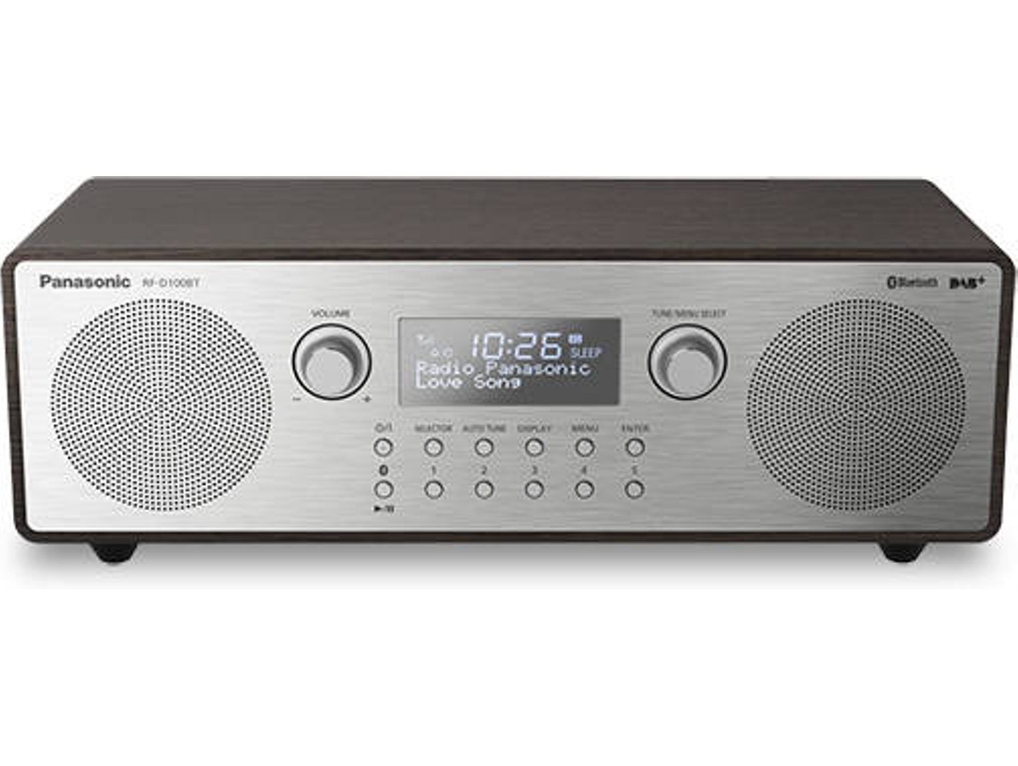 Radio PANASONIC RF-D100BT Negro y Gris