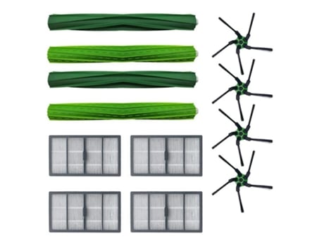 Escova de rolo escovas laterais filtros hepa para irobot roomba s9