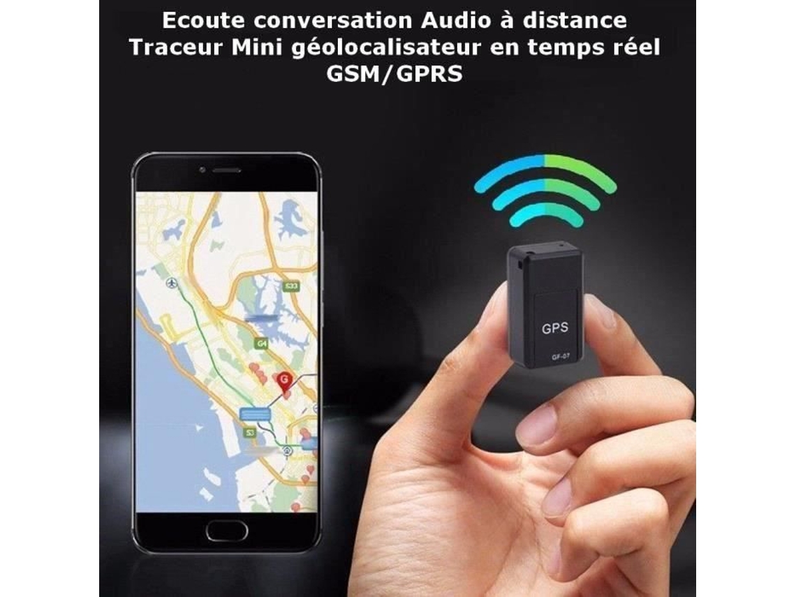 Escucha remota de conversaciones - Mini localizador geolocalizador GSM-GPRS en tiempo real (GF07) S/MARCA