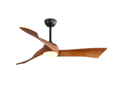 Ventilador de techo de 52 pulgadas con luz, 6 velocidades, motor de CC, económico, control remoto, Ziwei Store