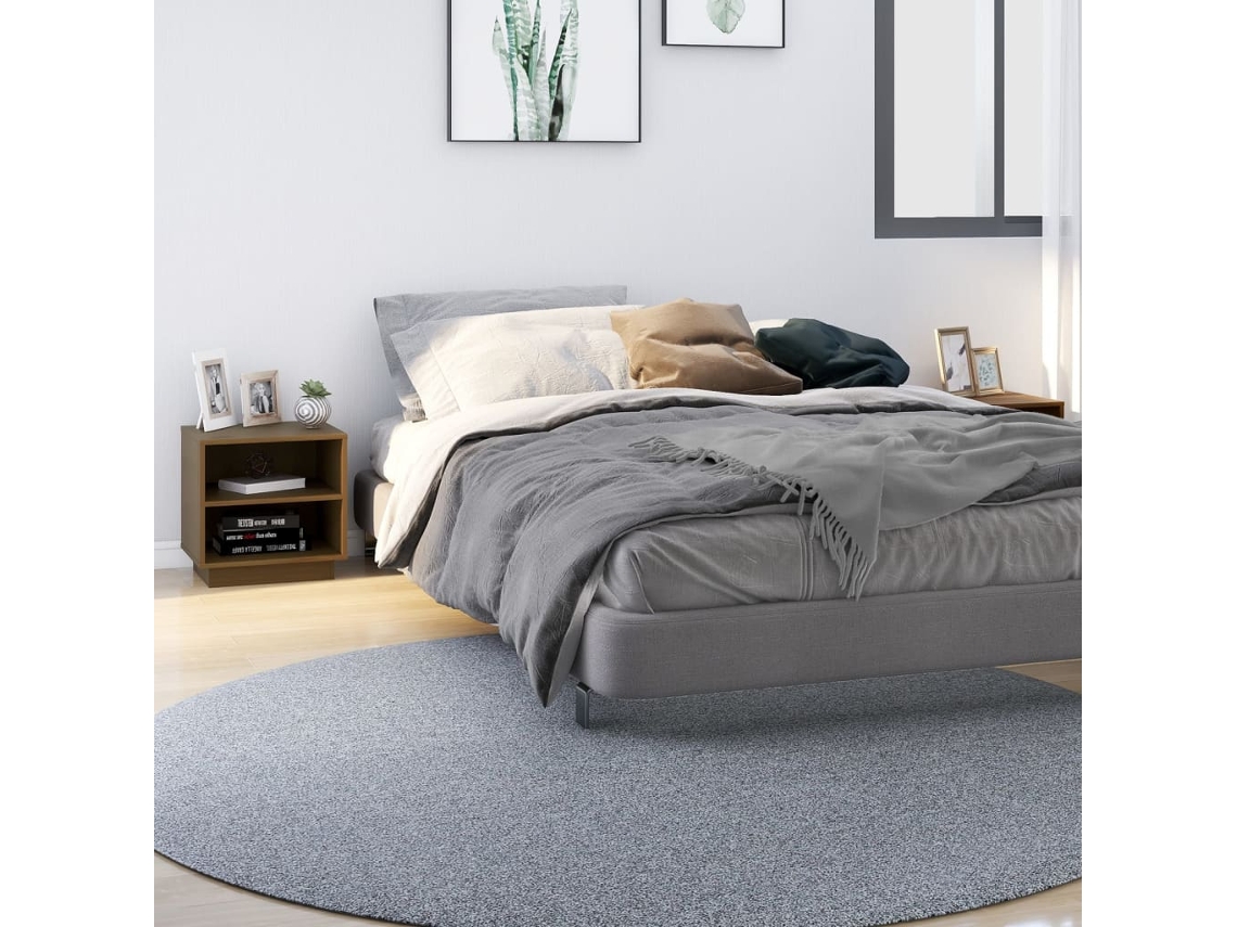 Mesitas de Noche LOVELY HOME Mesinha 2 Pcs 40X34X40 Cm Pinho Maciço Castanho Mel