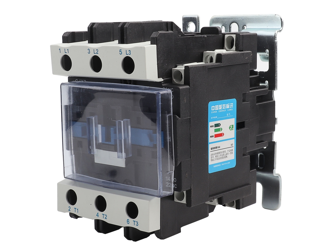 Contactor Eléctrico Industrial De Alta Sensibilidad Cjx2-8011, 220 V, 80 A, Para Instalaciones Eléctricas.
