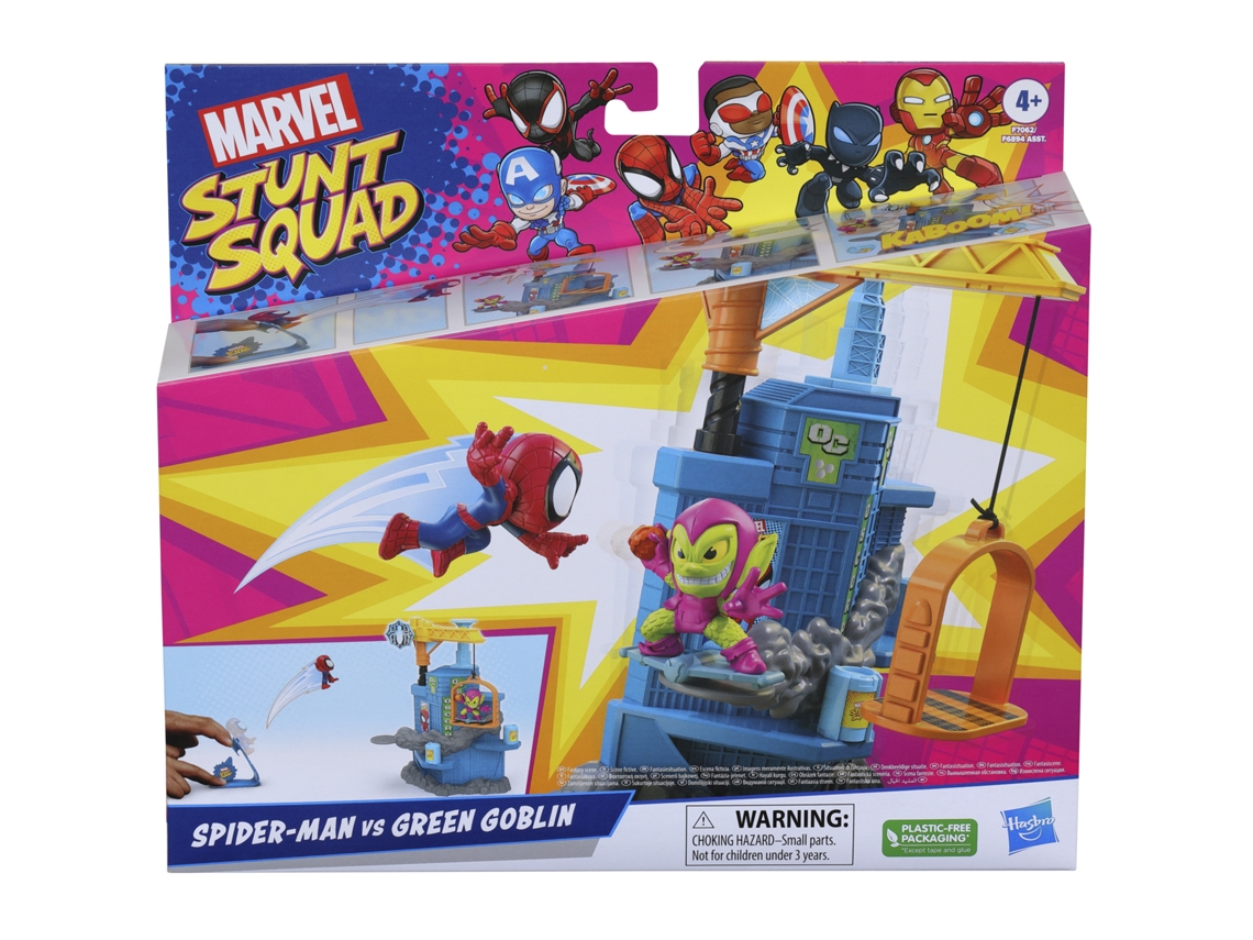Figura de Acción MARVEL CLASSIC Stunt Squad Crane Smash Playset (32,07x26,67x21,59)