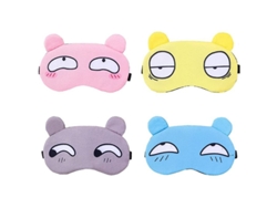 Dan26-4 Pares De Máscaras Oculares Para Dormir Suaves Cute Cubreojos Para Niños Y Niñas Alivio Fatiga Ojos