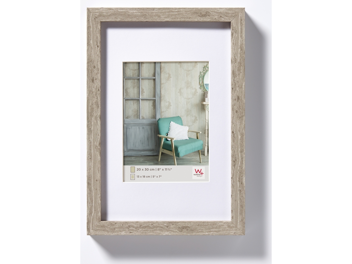 Marco Estocolmo Madera Tamaño 013X018 Cm Gris