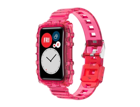 Correa TPU + PU para Huawei Watch Fit/Fit 2/Fit - rosa