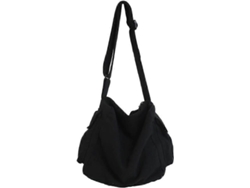 Bolso bandolera de lona, bolso grande tipo hobo, bolso cruzado, multibolsillos, bolso de hombro de lona para mujer y hombre Lalamoli