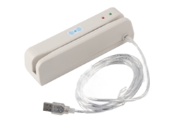 Lector de tarjetas ligero con interfaz USB, lectura bidireccional, práctico para sistemas bancarios Vvjijilly