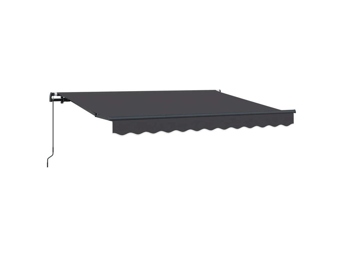 Maison Exclusive - Toldo Retráctil Manual Antracita 300 X 200 Cm Tela