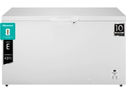 Congelador Horizontal HISENSE FT546D4AWLYE (Estático - 144.8 cm - 420 L - Blanco)
