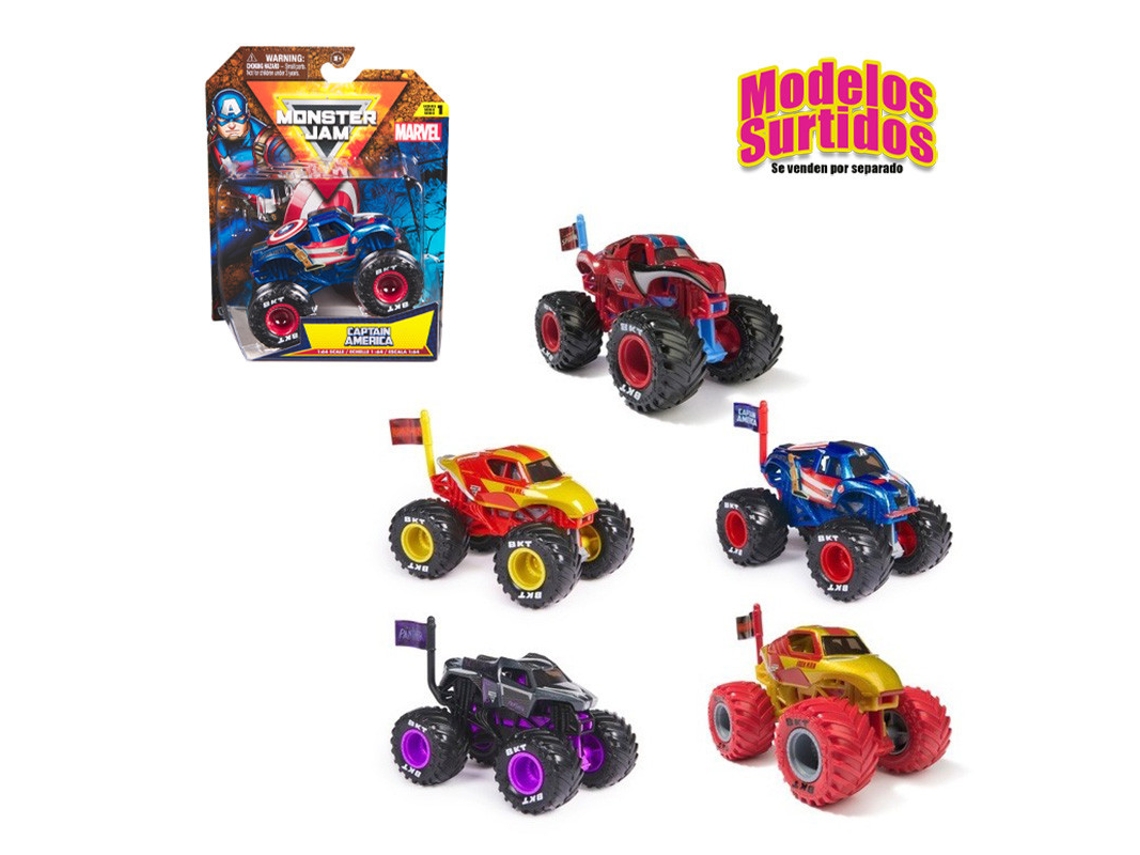 Monster Jam Surtido Vehiculo Marvel 1:64