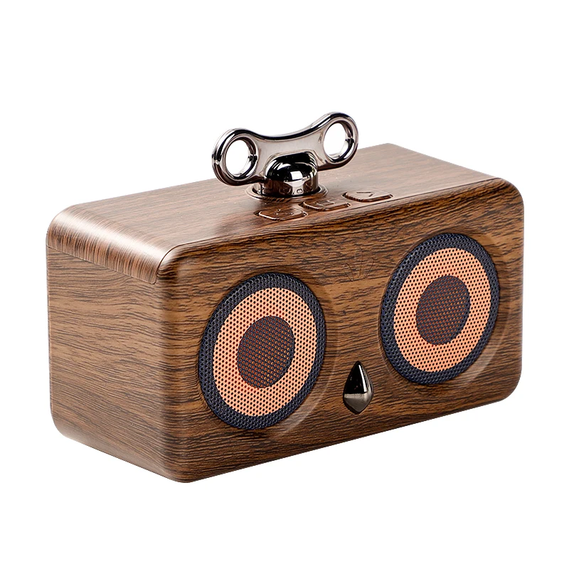 (color Madera) Altavoz Bluetooth 5.3 Con Lindo Diseño De Pájaro